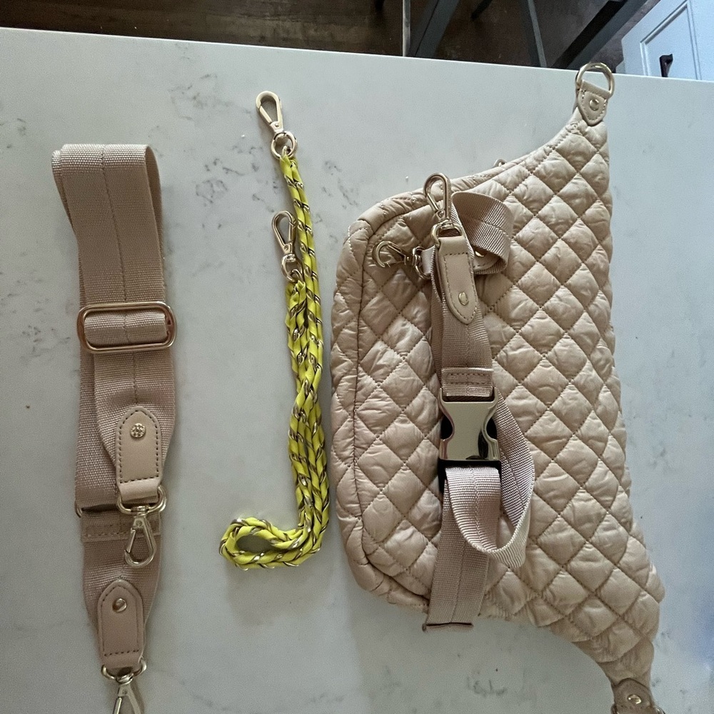 MZ Wallace Crosby Sling in Color Buff